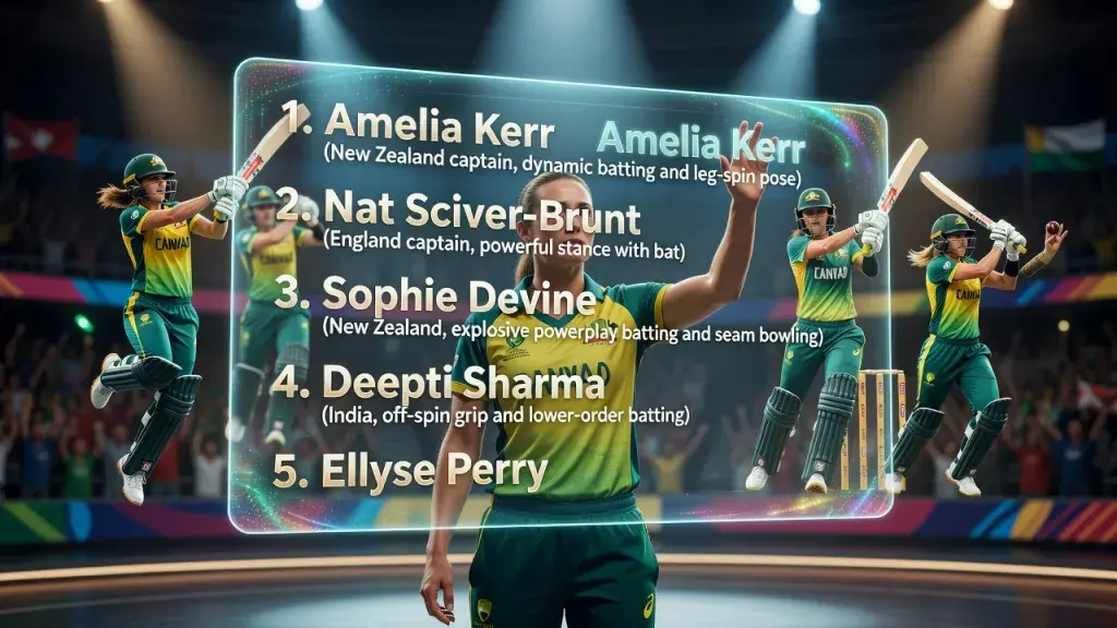 Ellyse Perry Ranks Amelia Kerr Top in Star Sports Blind All-Rounder Challenge