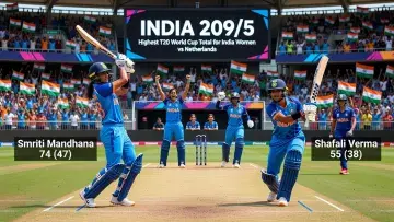 India Women Smash T20 World Cup Record to Crush Netherlands by 95 Runs